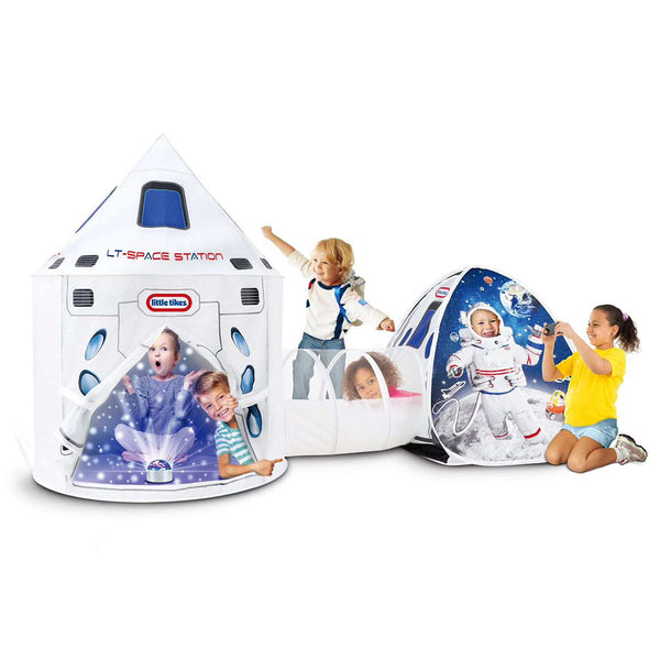 3-in-1 Space Rocket Play Tent and Tunnel