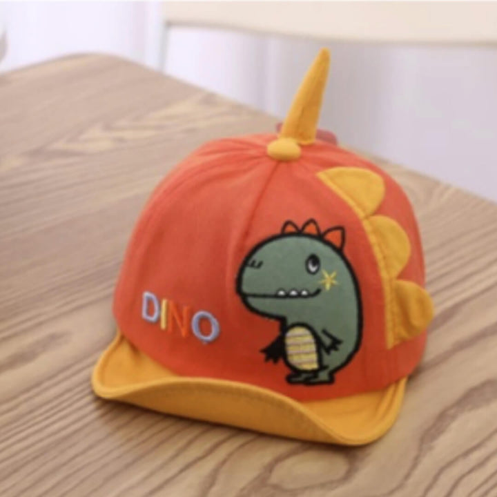 Cute 3D Dinosaur Hat for Babies/ toddler (6-24 Months) Orange 46-49cm