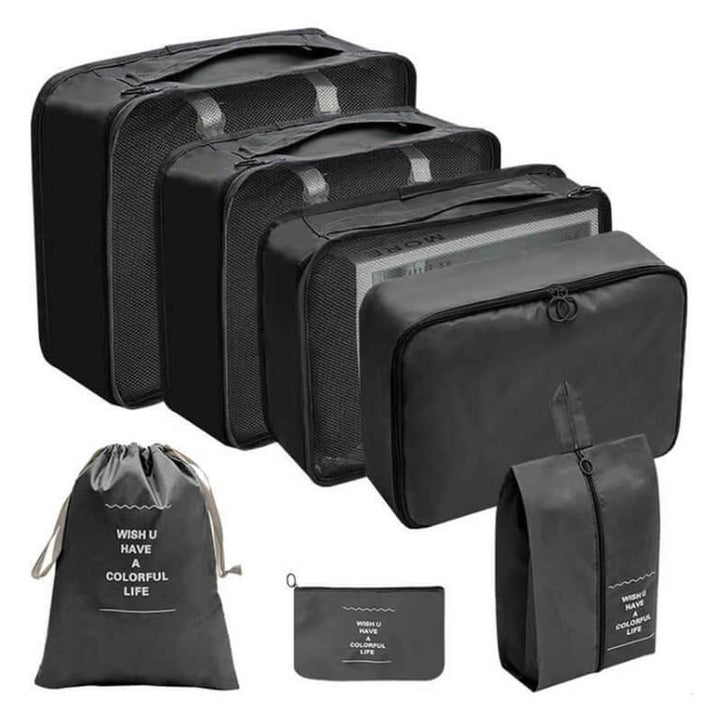 7 pieces Compression Luggage Organizers Travel Bag - 4 colors
