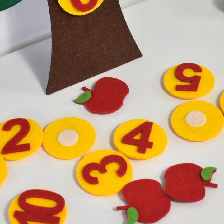Apple Tree Counting Board – Interactive Math Set for Early Learning