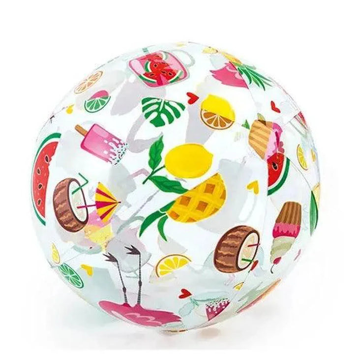 INTEX Inflatable Beach Balls - Fun for All Ages tropical 51 cm