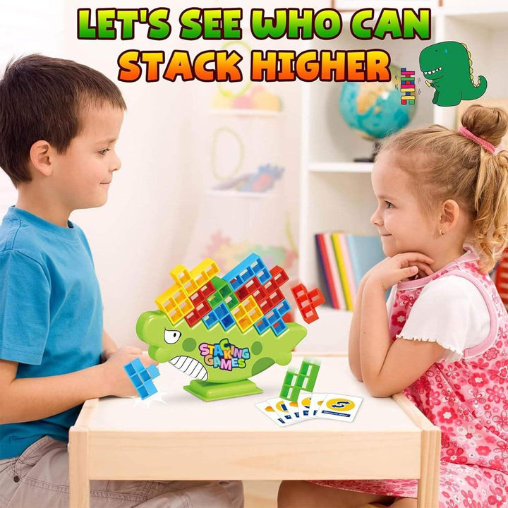 16-Piece Tower Balance Stacking Blocks Game