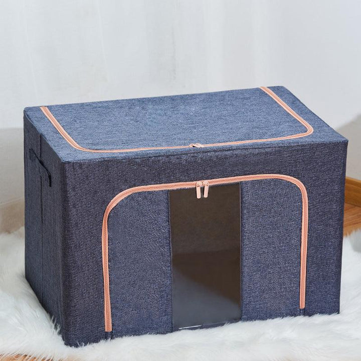 Foldable Waterproof Storage Box for Clothes/Blankets - 100L (60 x 40 x 42 cm)