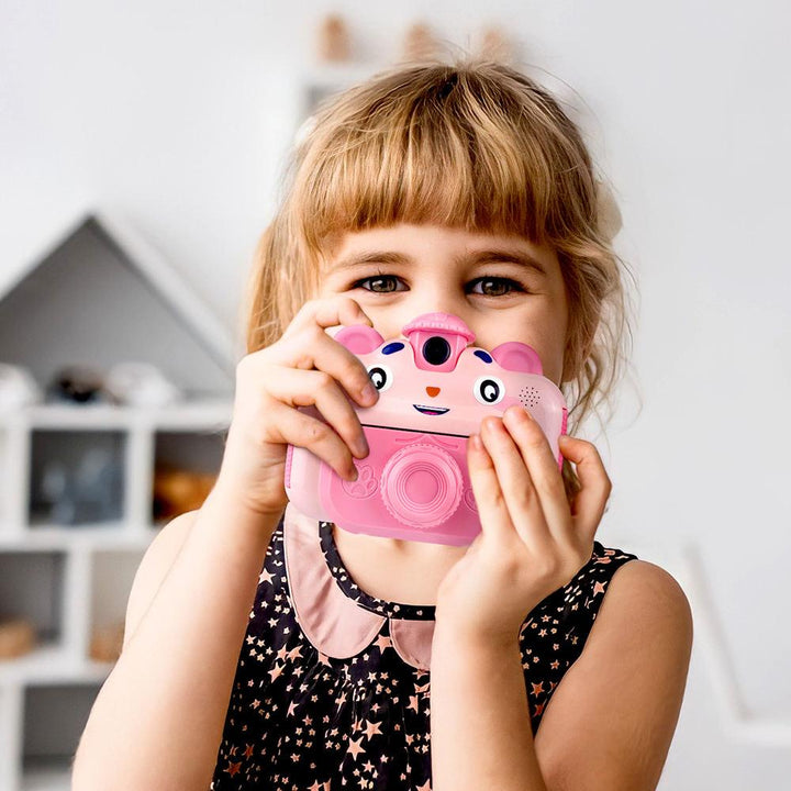Selfie Mode Instant Print Fun: Ink-Free Kids Camera + 6 Rolls & 32GB Card