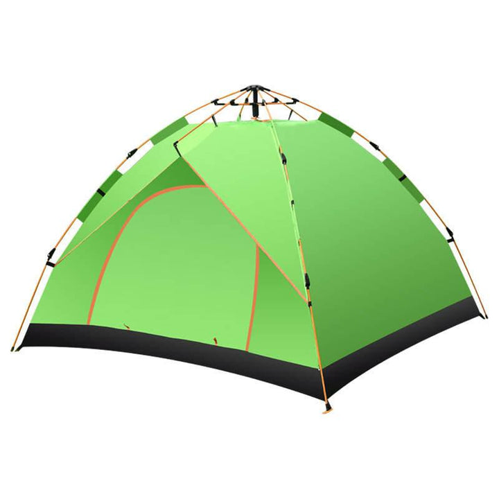 Automatic Waterproof Camping Tent - 3-4 Persons Green
