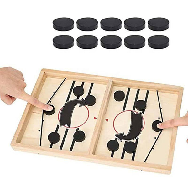 Interactive Wooden Soccer / Hockey Board Game (For Kids & Adults)