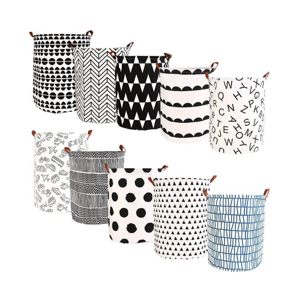 Waterproof Foldable Laundry Storage Hamper, all designs