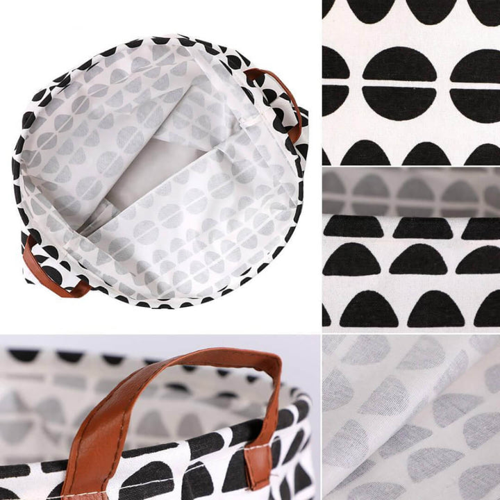 Waterproof Foldable Laundry Storage Hamper, close-up shot