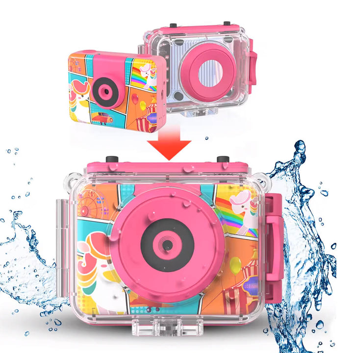 Waterproof Kids Action Camera for underwater photography