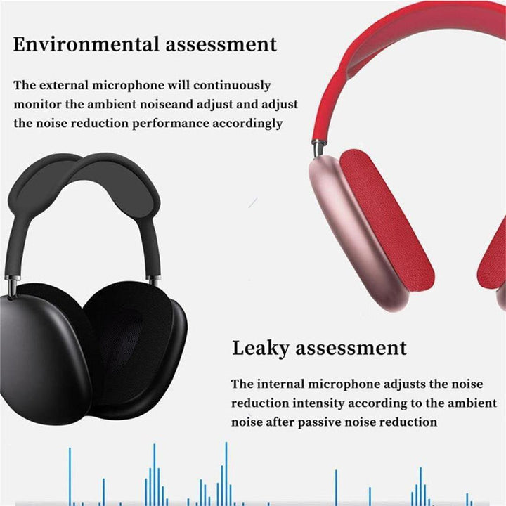 P9 Wireless Bluetooth Headphones with Advanced Noise-Canceling