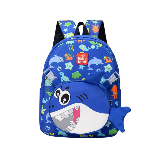 Kids Cartoon Shark Backpack & Shoulder Bag Set