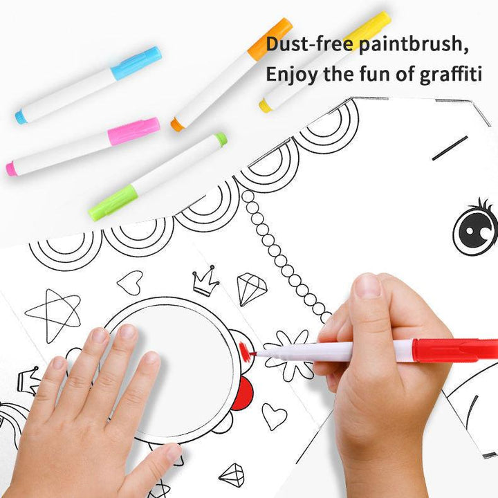 3D Wearable Cardboard Doodle Unicorn Coloring Set