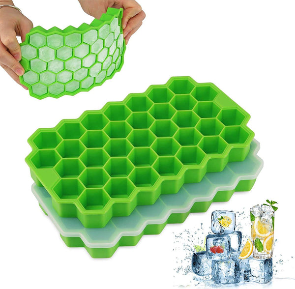 Eco-Friendly Silicone Honeycomb Ice Cube Tray