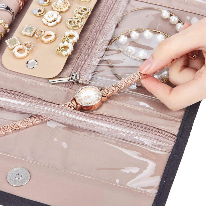 Foldable Travel Jewelry Storage Bag