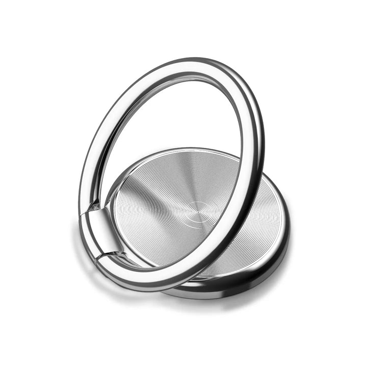Adjustable Finger Ring Holder/Stand for Phone silver
