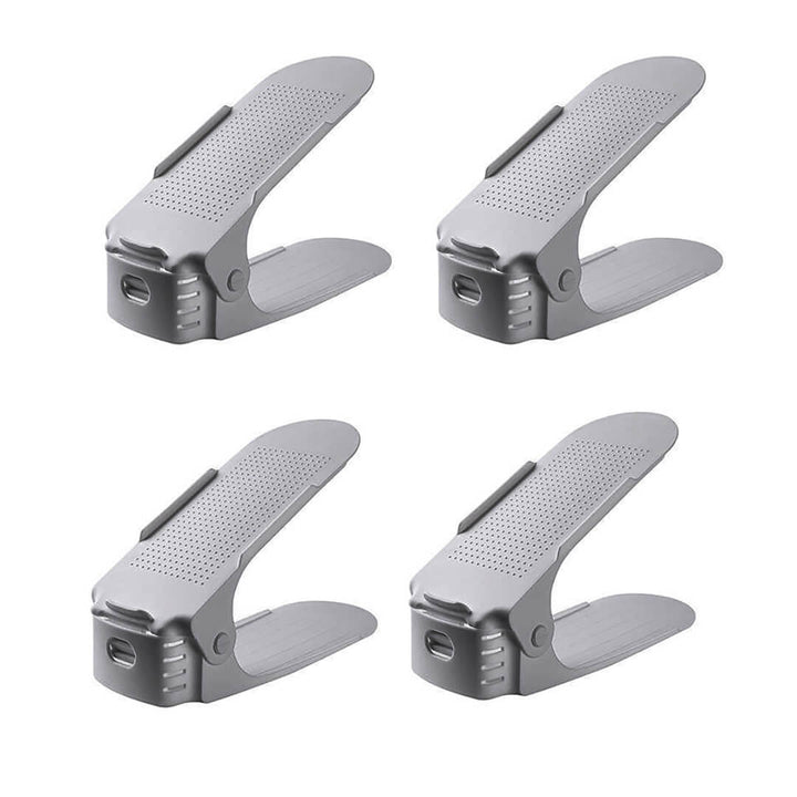 Adjustable Shoe Organizer for saving space - 4 Pieces set