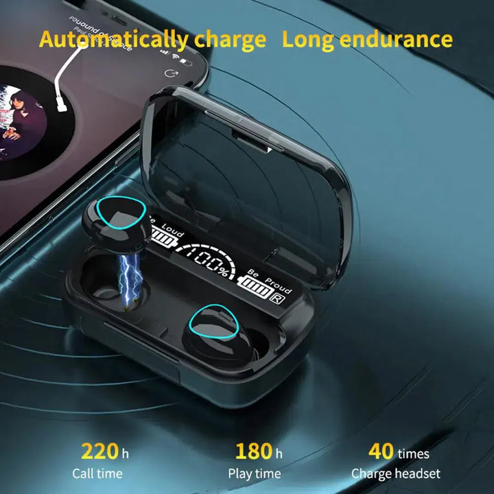 M10 Earphone Gaming Sports Wireless Earbuds