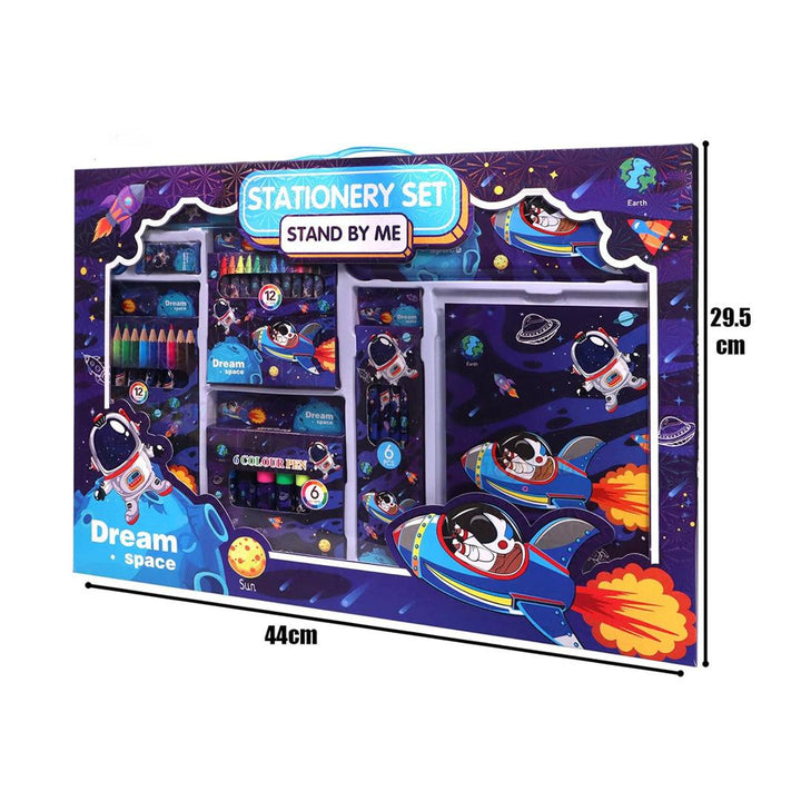 Astronaut-Themed Coloring Set - 41 Pieces