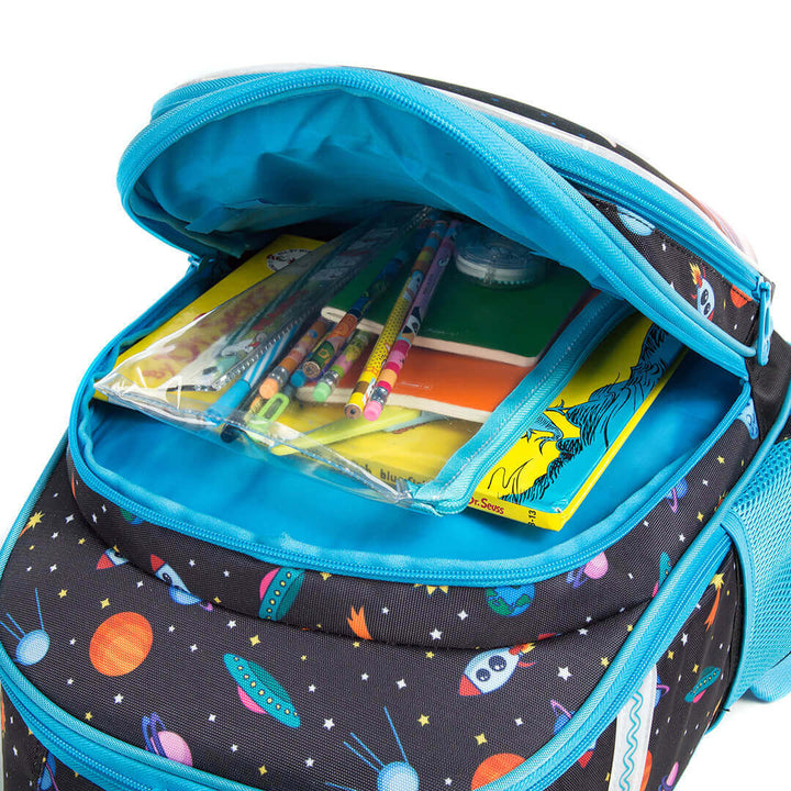 3-Piece Astronaut Space-Themed Backpack Set