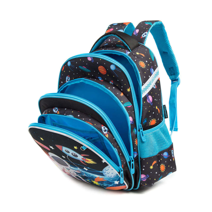 3-Piece Astronaut Space-Themed Backpack Set