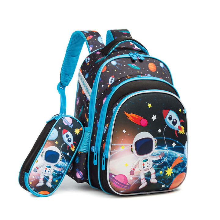 3-Piece Astronaut Space-Themed Backpack Set