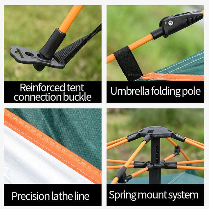 Automatic Waterproof Camping Tent - 3-4 Persons