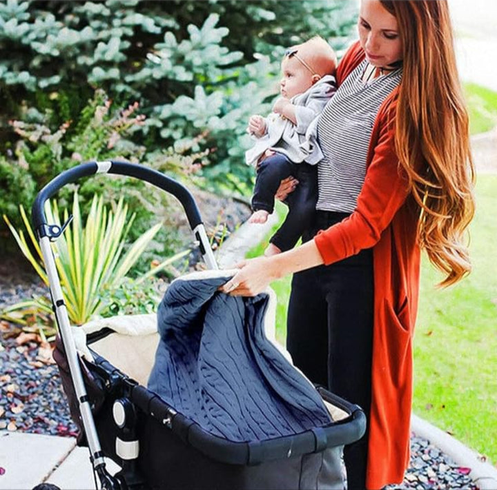 Baby Cozy Knitted Thick Sleeping Swaddle 0-1 year