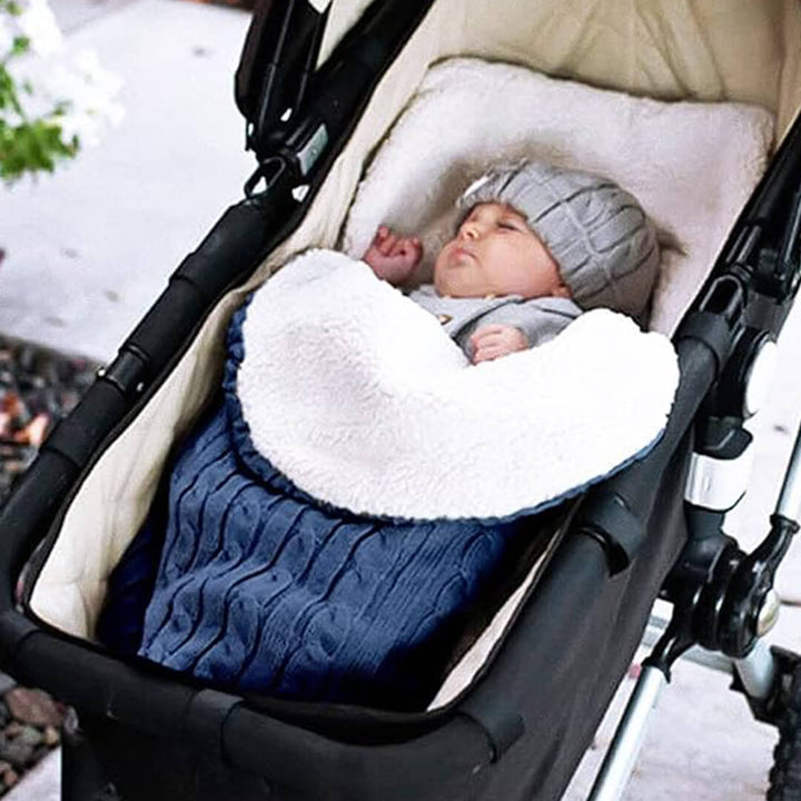 Baby Cozy Knitted Thick Sleeping Swaddle 0-1 year