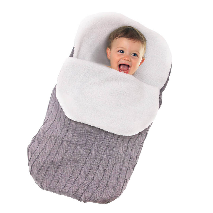 Baby Cozy Knitted Thick Sleeping Swaddle 0-1 year