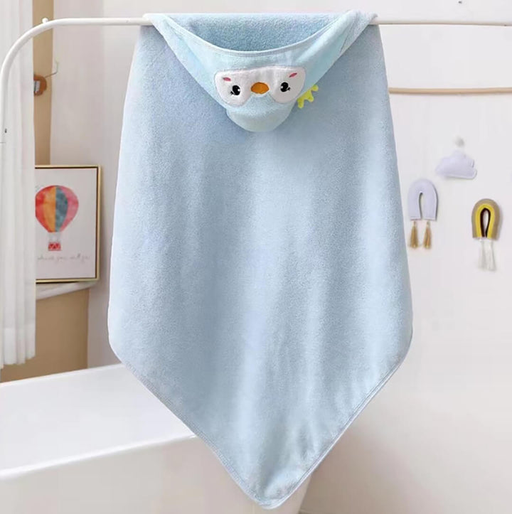 Fleece Baby Hooded Towel Blanket (Rabbit, Panda, Koala, Penguin)