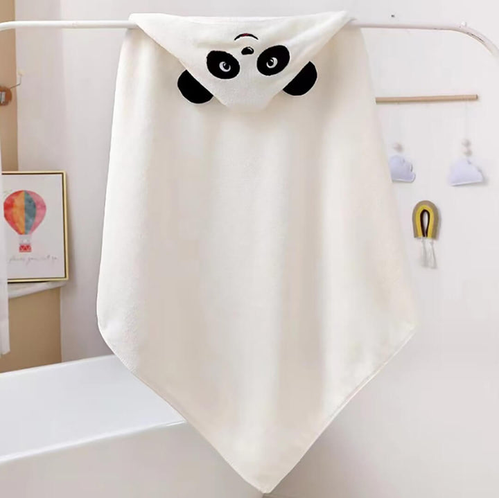 Fleece Baby Hooded Towel Blanket (Rabbit, Panda, Koala, Penguin)