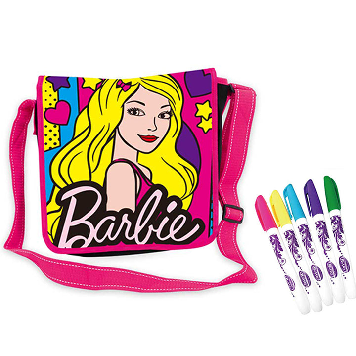 Barbie Coloring Fashion Doodle Handbag Kit