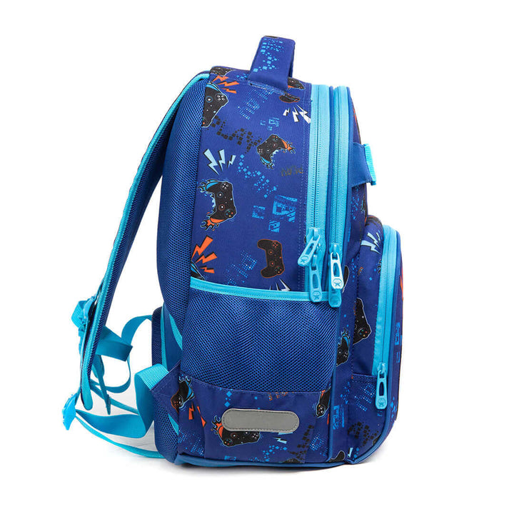 Blue PlayStation gamer backpack set – 3 pieces