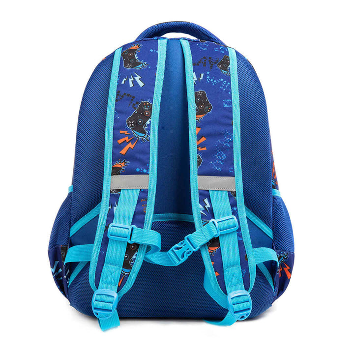 Blue PlayStation gamer backpack set – 3 pieces