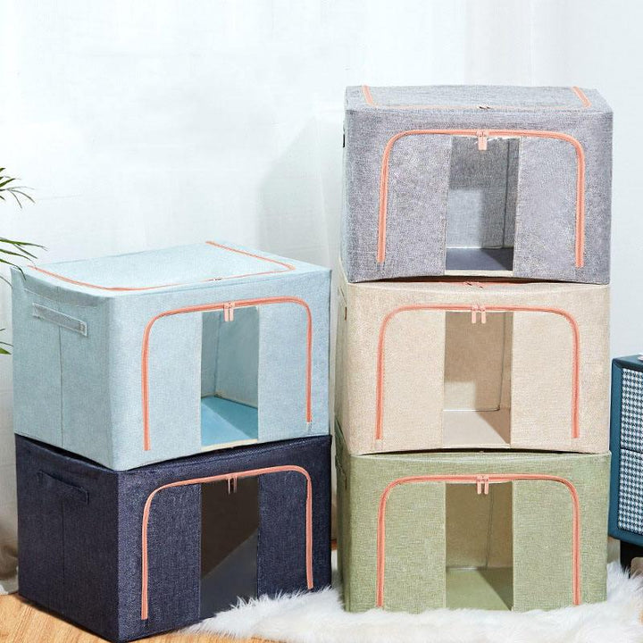 Foldable Waterproof Storage Box for Clothes/Blankets - 100L (60 x 40 x 42 cm)