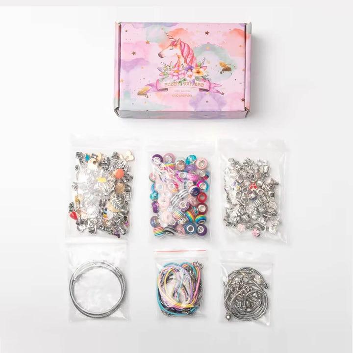 Colorful charm beads and metal charms for DIY jewelry