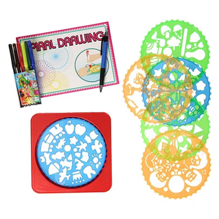 Drawing Set for Children - Spirograph Stencils Educational Toy