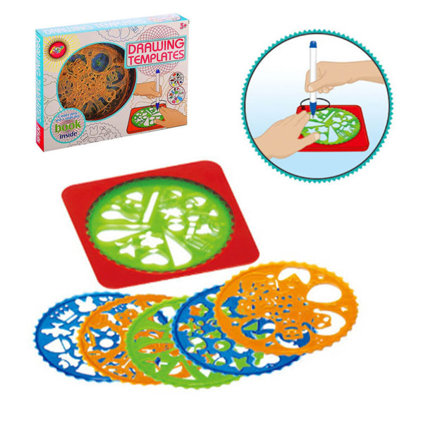 Drawing Set for Children - Spirograph Stencils Educational Toy