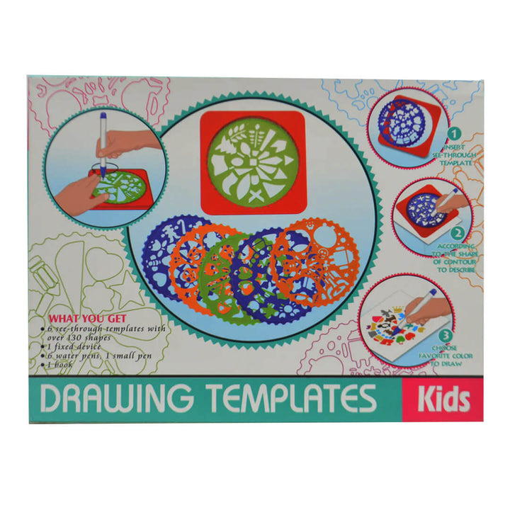 Drawing Set for Children - Spirograph Stencils Educational Toy