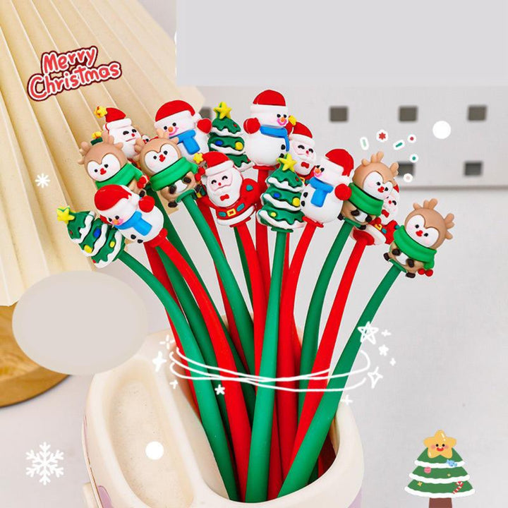Christmas Bending Gel Pens for kids