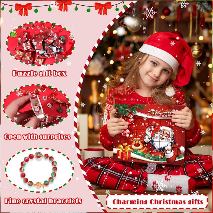 Unboxing charm advent calendar with daily jewelry surprises
