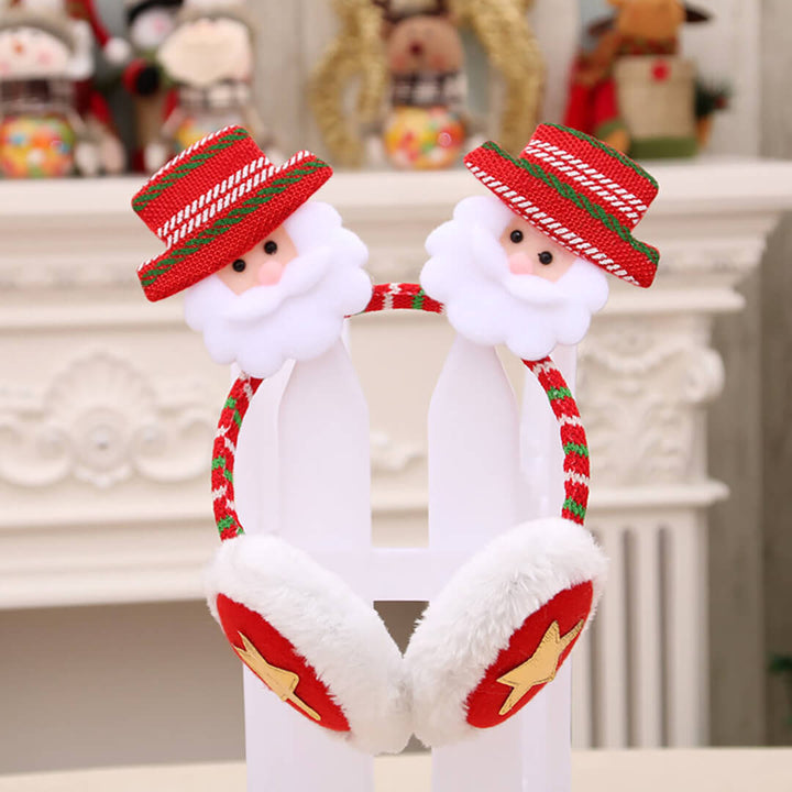 Christmas winter earbuds, santa character