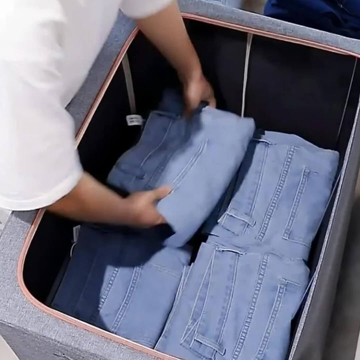 Clothes Foldable Storage Box Organizer - 66L (50 x 40 x 33 cm)
