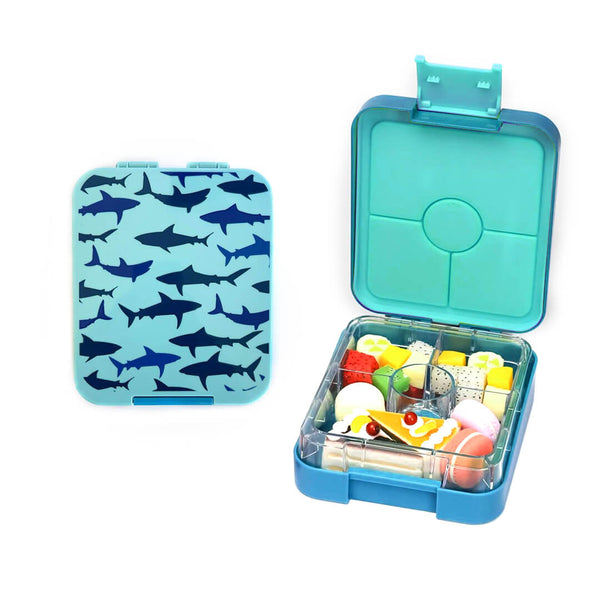 Boys 4-Compartment Themed Lunch Box – Leakproof & BPA-Free