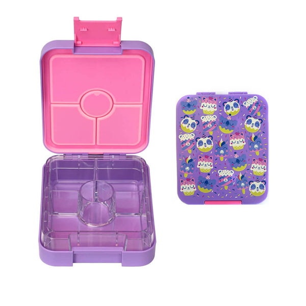 Girls 4 Compartments Themed Lunch Boxes - BPA FREE