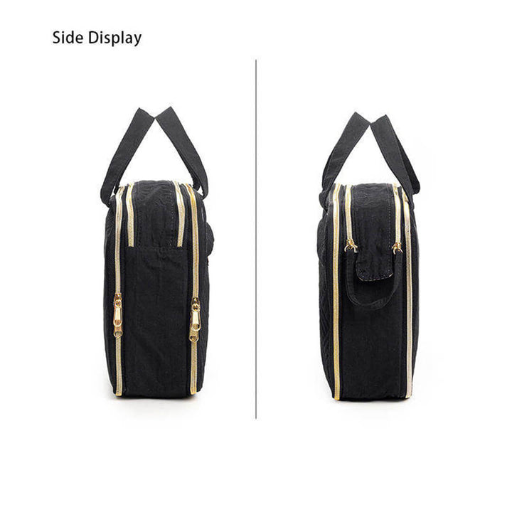 Large Deluxe Travel Cosmetic & Toiletry Organizer Bag