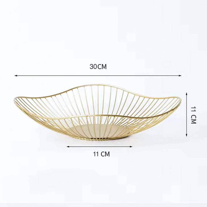 Countertop Wire Fruits & Vegetables Flat Basket