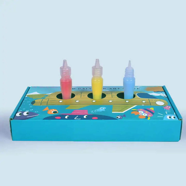 Creative Sand Art Painting Set – 24 Sheets & 12 Bright Sand Colors