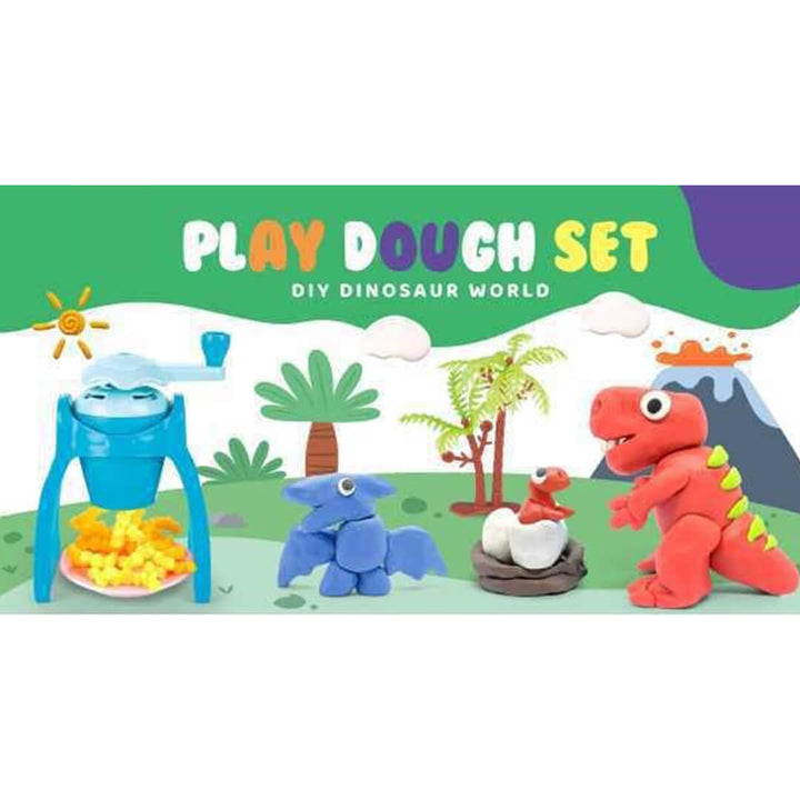 Dinosaur World Play Dough Modeling Toy Set