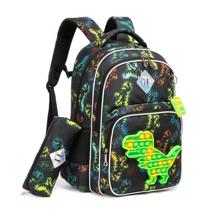 Dinosaur Pop It Backpack 3 Pieces Set